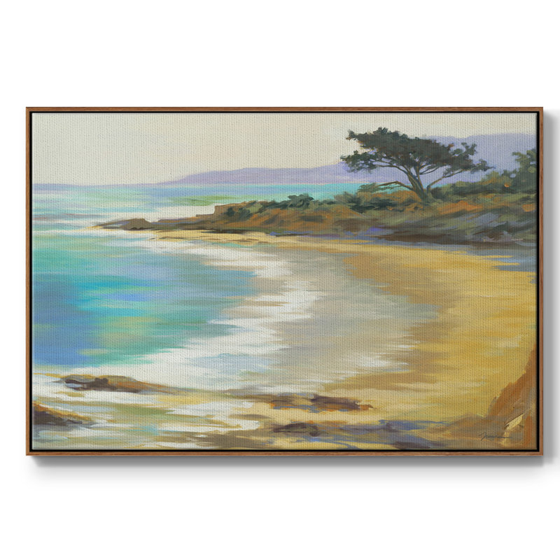 " Rocky Point ", 25" H x 37" W x 2" D, Walnut