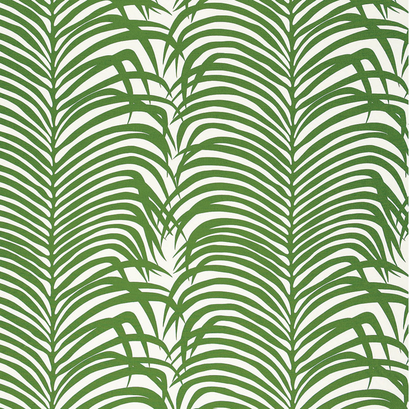 Zebra Palm Fabric, Jungle