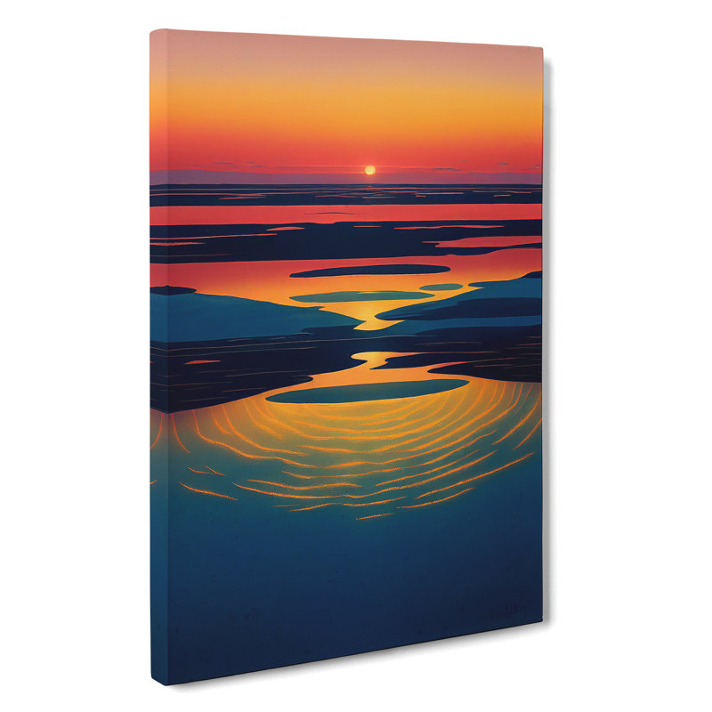 Supreme Sunset - Wrapped Canvas, 76cm H x 50cm W x 3cm D