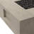 Ella Square Concrete Propane Fire Pit Table-97550385
