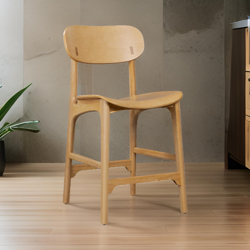 Luzmarie Counter Stool, Light Brown, Counter Stool (24” Seat Height)