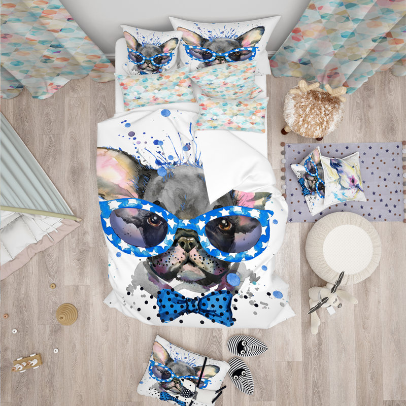 Ensemble de housse de couette moderne et contemporaine, Housse de couette double / grand et 2 taies