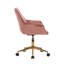Chaise de travail en velours Garrow-1218215328