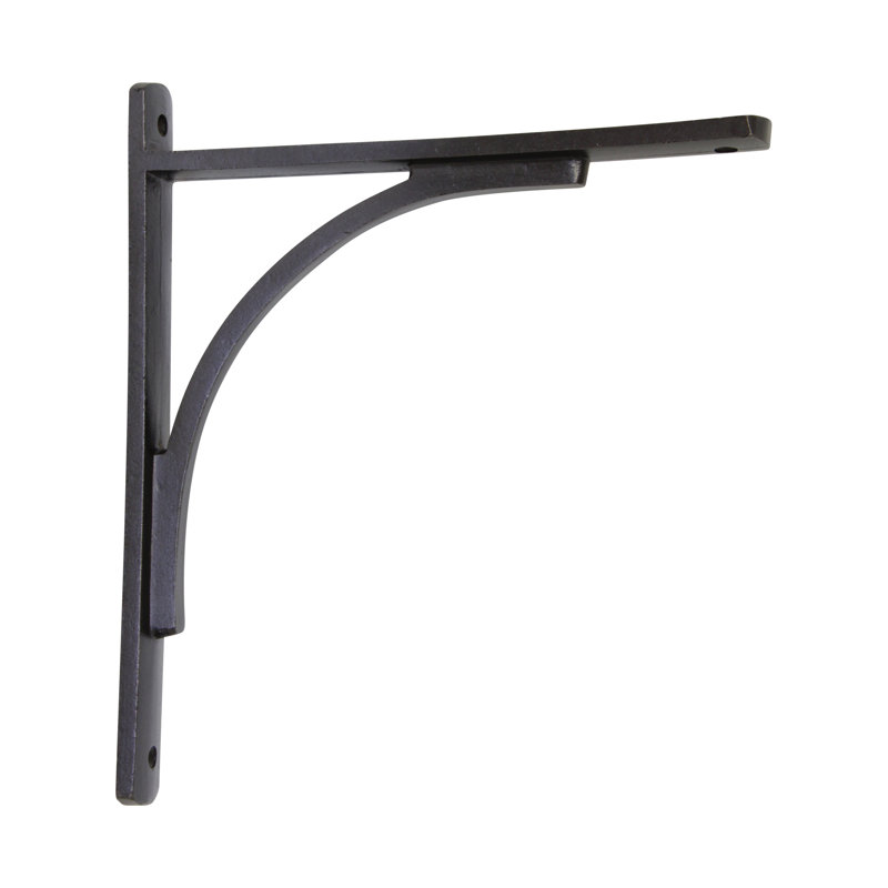 Équerre de tablette en fer, Gris anthracite