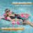 2Packs Inflatable Pool Floating Lounge Chairs