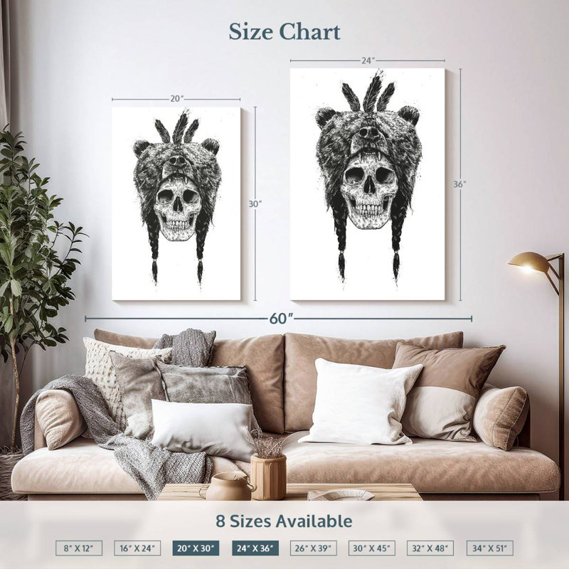 Kerner Dead Shaman, 36" H x 24" W