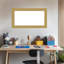 Grace Brushed Gold Framed Dry Erase Magnetic Board Organization Boards-1231204735