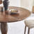 Walnut Round Solid Wood Dining table-118773808
