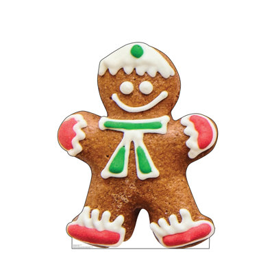 Accroche en carton pain d’épice man cookie