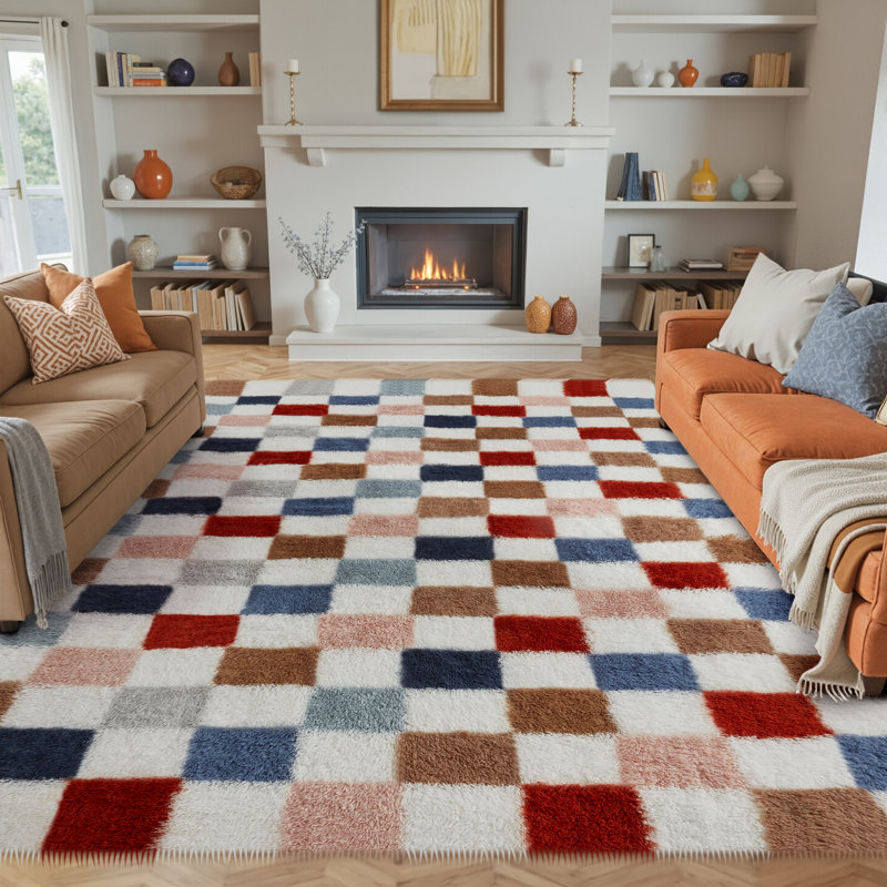 Shag Area Rug, Rectangle 244 x 305 cm
