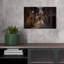 Old Town Night Path Contemporary Architecture City Wall Art Print 1 Piece Wrapped Canvas Wall Art-1604531306
