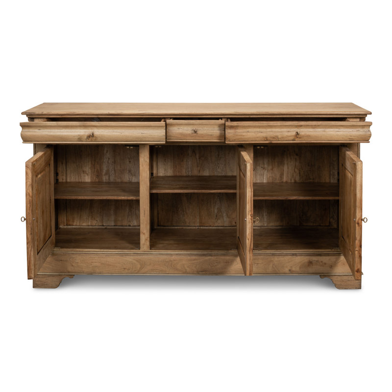 Cafe Au Lait 70 " W Acacia Solid Wood Sideboard