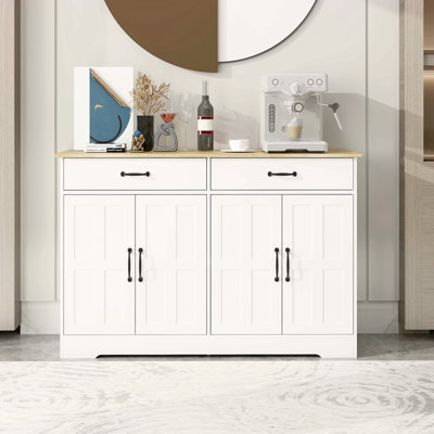 Buffet 47,95 "avec 2 tiroirs et 4 portes pour le coin-repas
