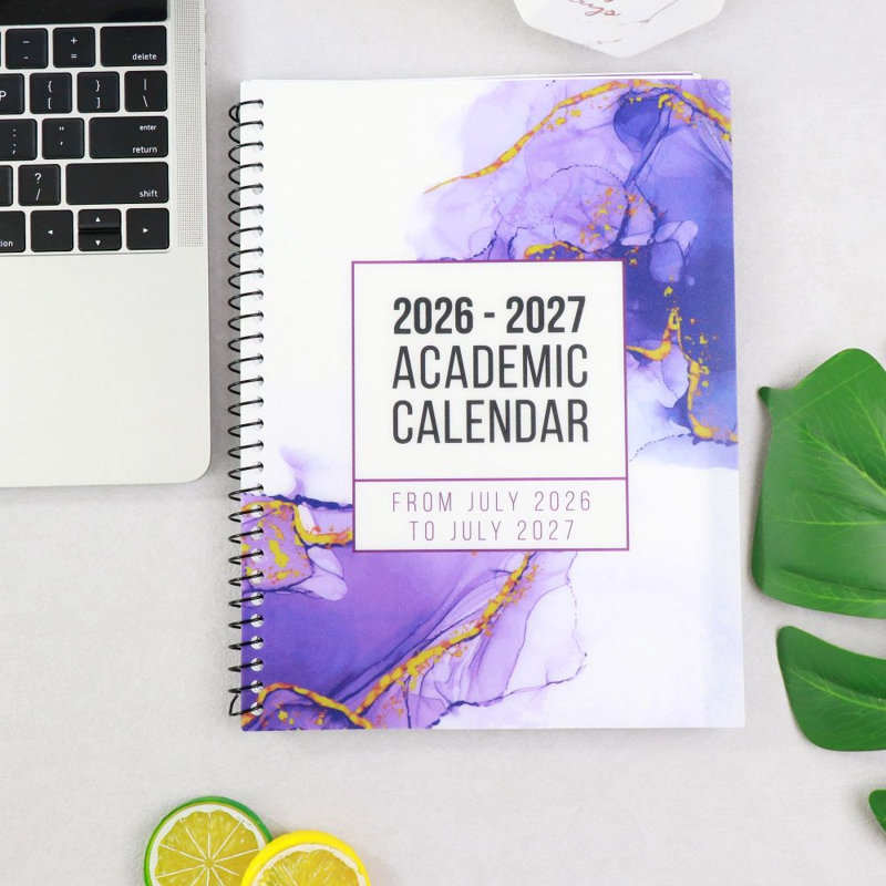 2026-2027 Purple Academic Calendar, Purple
