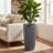 Tall Self-Watering Planters for Outdoor Plants, 24 Inch Round Planter Pots with Drainage Holes for Indoor Outdoor Garden & Patio-1218826378