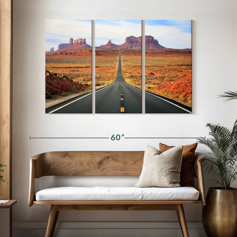 Mehar célèbre route de Monument Valley, H 32 po x l 50 po