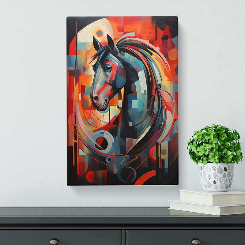 Horse Futurism - Print, 50cm H x 35cm W x 3cm D
