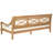 71.7'' Wide Straight Acacia Patio Daybed with Cushions-291028165-401830423