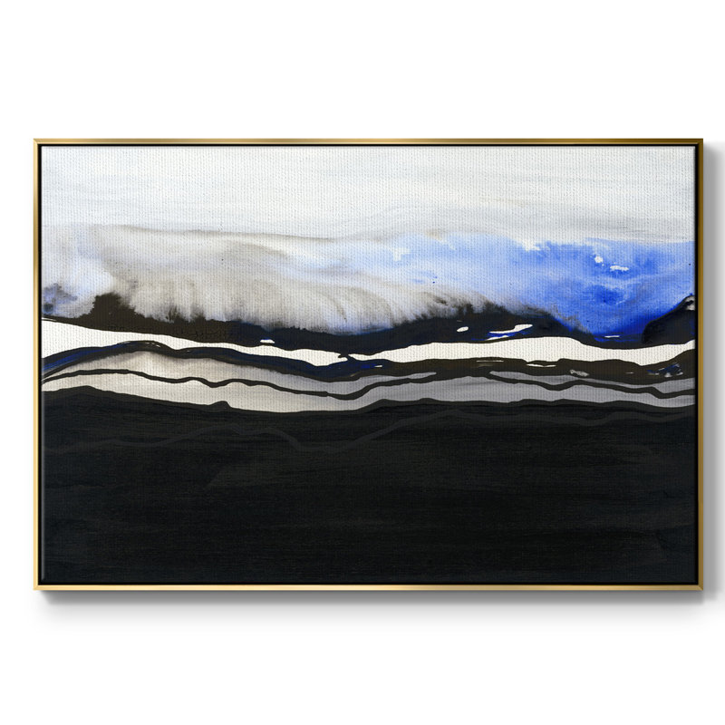 It's It's Time VII, reproduction d'art sur toile, Or, H 17 po x l 25 po x P 2 po