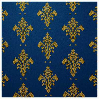 Gold Damask Pattern Comforter