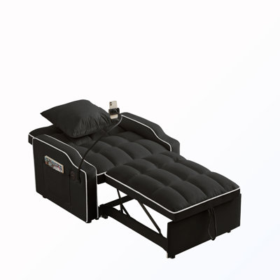 Adjustable Recliner With Adjustable Backrest & Phone Holder & Charging Station