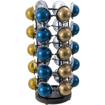 Coffee Bar Accessories Nespresso Vertuo Capsules Holder -  MyGift, WAYKIT3229DKBRN
