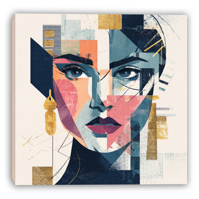 Art mural moderne sur toile moderne Portrait moderne
