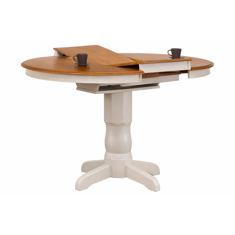 Table de salle à manger Geirlaugur, Caramel / biscotti