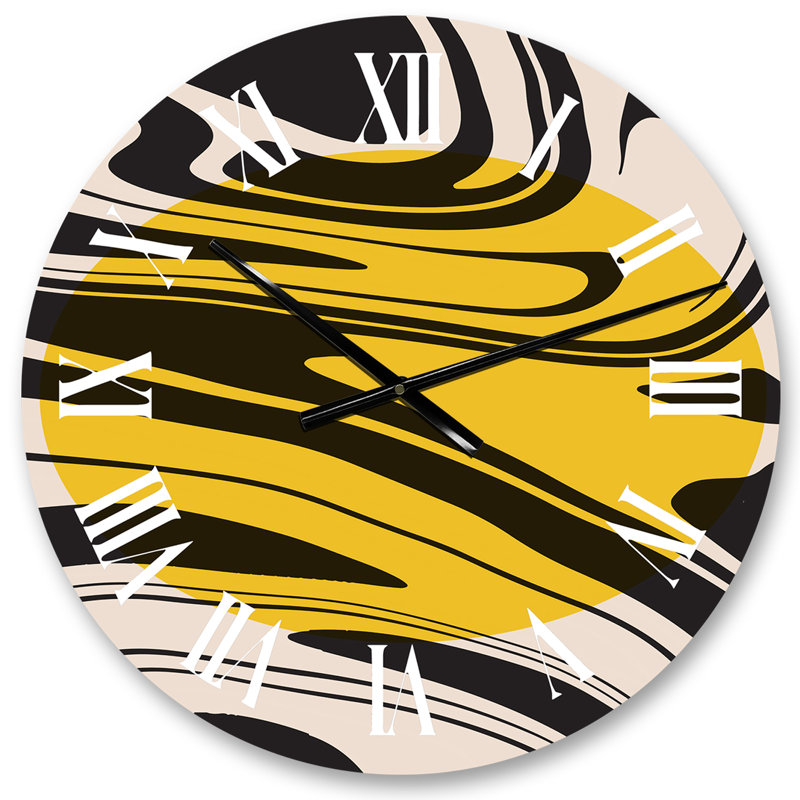 Horloge murale rétro Mid-Century 1, Moyen