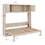 Lit escamotable avec armoires de rangement-704618213