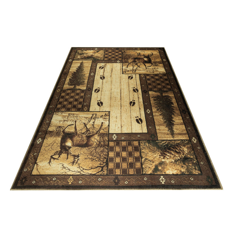 Tapis lavable à la machine Niverville, Rectangle 7 pi 10 po x 10 pi