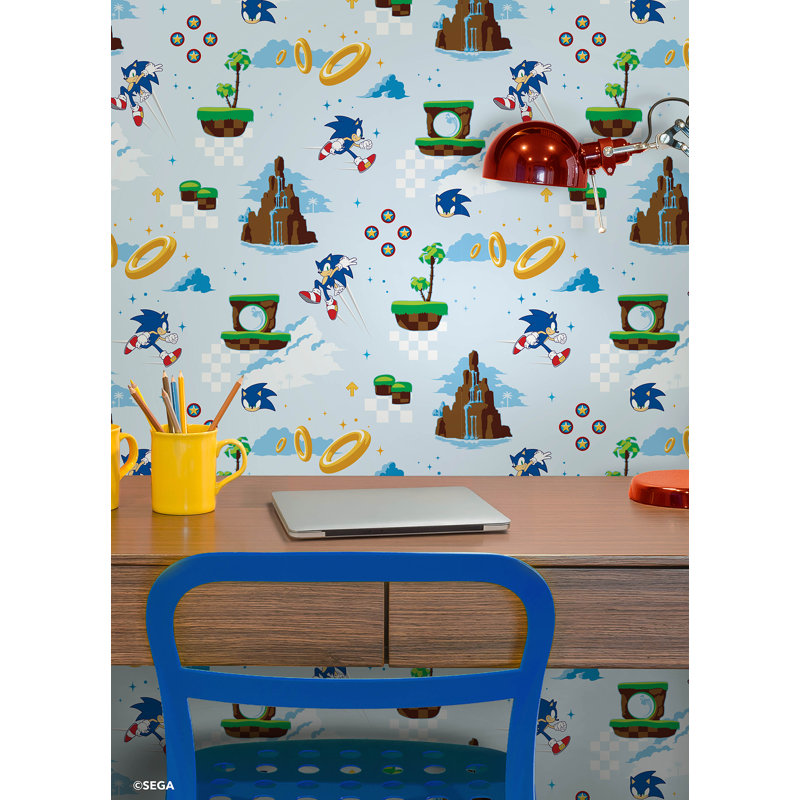 Papier peint adhésif Sonic The Hedgehog Green Hill Zone