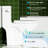 1.28 Side- Toilet, Elongated Comfortable Height, Seat, 1000 Gram Flushing Score, Glossy White 003S, Bathroom Floor Mount One Piece Water Saving Toilet , Model, Soft Closing Flushing, Gloss