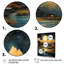 «Blue Bold Mountain - Lakes & Rivers», reproduction d'art mural-549559016-549559012