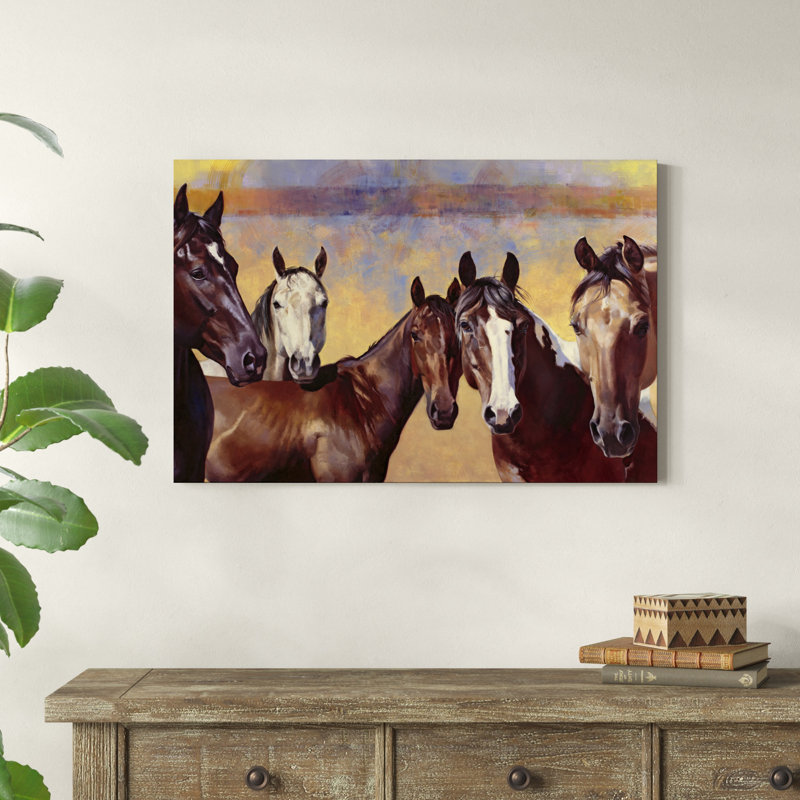 " The Boys " Painting Print, 24" H x 36" W x 1.25" D