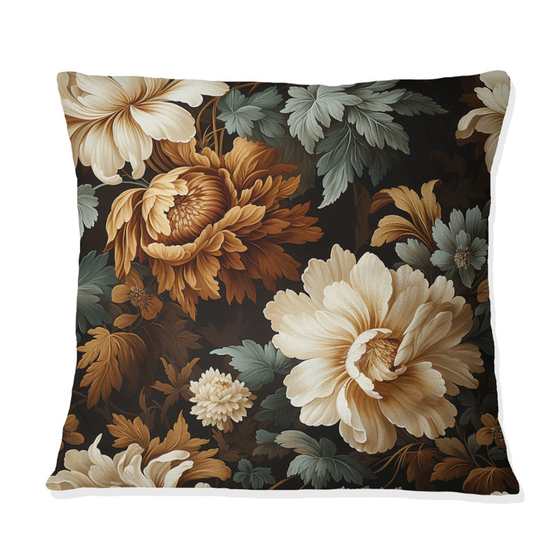 Coussin Rustic Brocade Elegance Victorian, H 16 po x l 16 po
