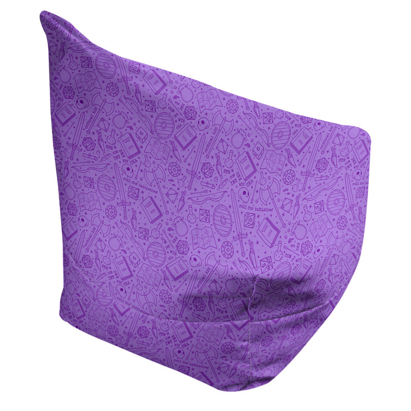 Sac de pois Leffel, Pas de bourre, Mauve, H 120 po x L 2 po x P 60 po