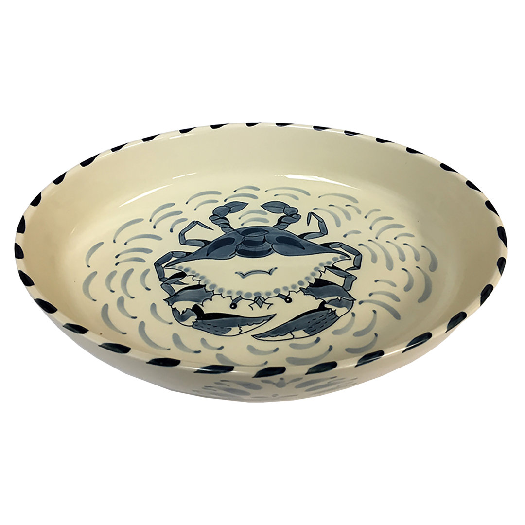 Blue Crab Bay Co. Oval Stoneware 2 Piece Casserole Bakeware Set (Set of 2) Blue Crab Bay Co.