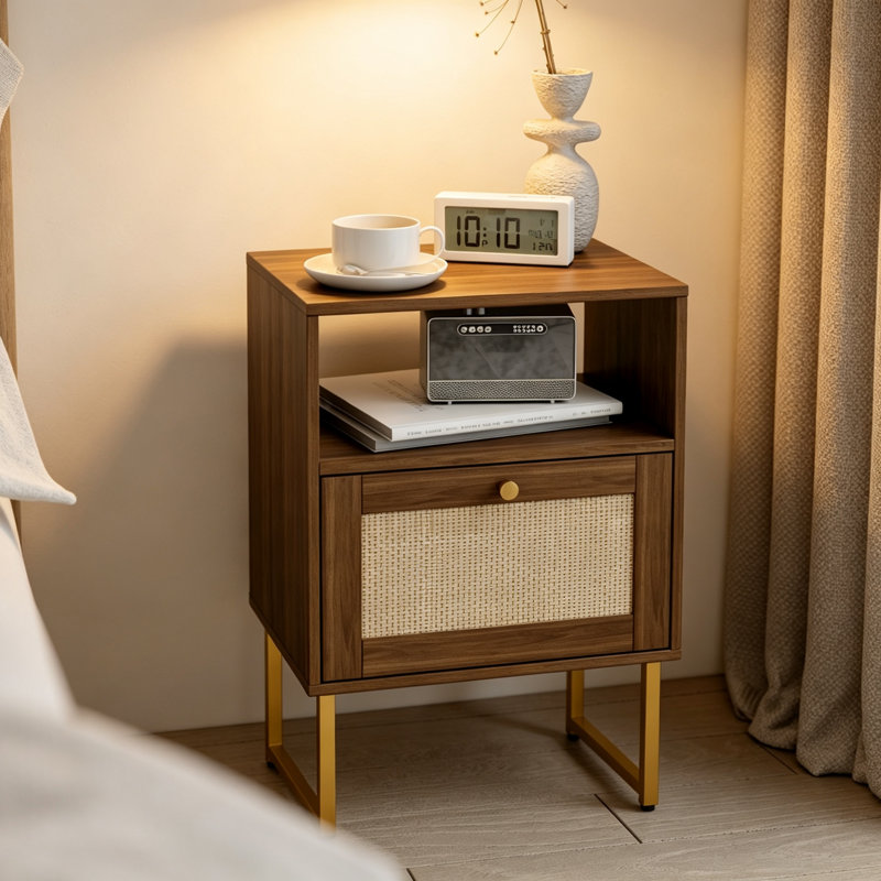 40 cm W Bedside Table