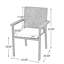 Chaise de salle à manger avec coussin San Pico, brun multi-1249724410-1249724408