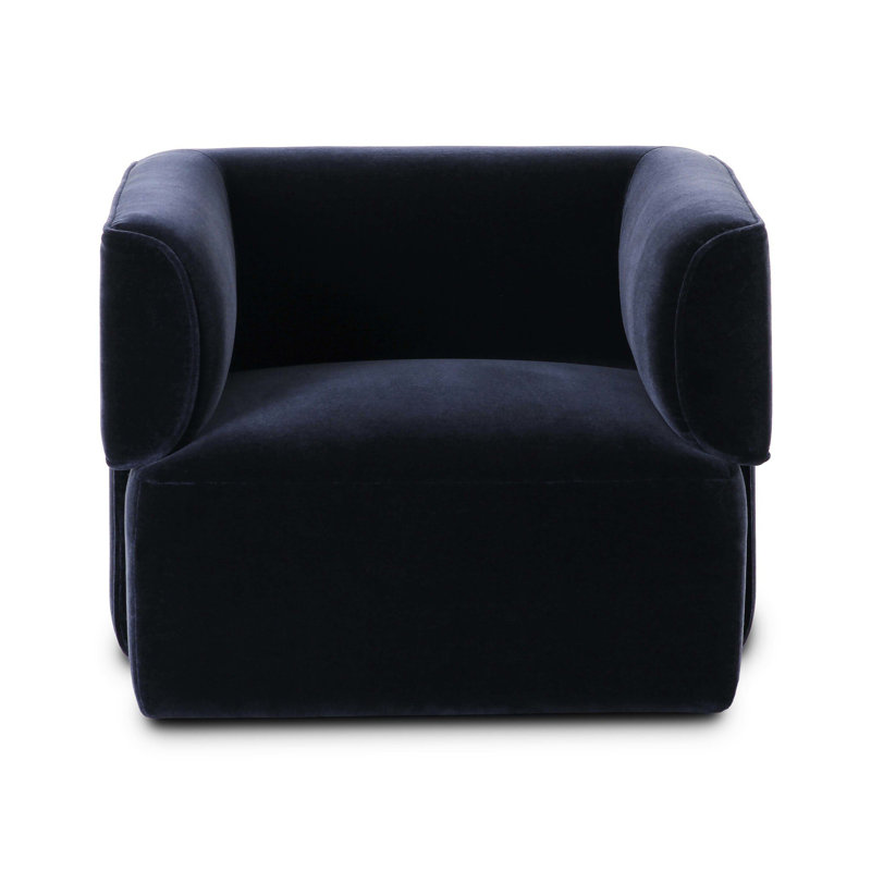 Pacey Swivel Chair-Dulane Mahogany, Monte Navy