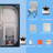 Full Size Detox Tent - Improve Blood Running 2M Power Cable Length Blue Binding For Home Therapy 150F Maximum Temperature 12.5 Inch Carton Width Black