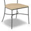 Chaise de salle à manger d'extérieur Honor - blanc rétro-412076260-412076262