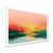 White Single Picture Framed