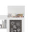 Armoire de rangement pour jouets 3 en 1 avec tableau noir, blanc