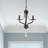 Burvale 3 - Light Candle Style Chandelier