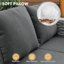 Ensemble de canapé d'extérieur 9 pièces avec table basse, coussin profond et coussin épais-908798341