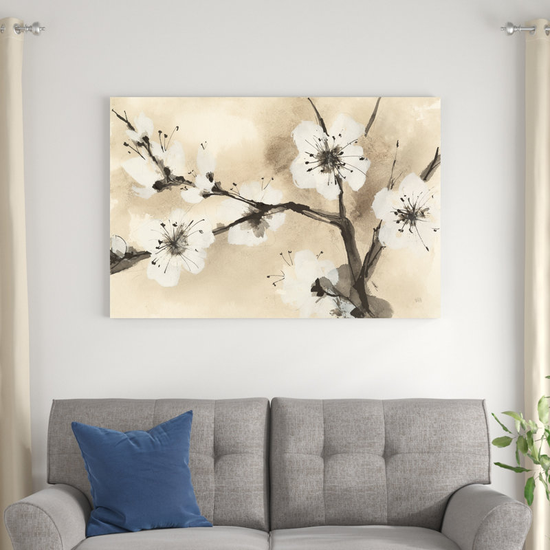 Fleurs de printemps I, H 32 po x l 48 po