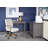 Solid Wood Base Writing Desk