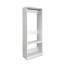 Garde-robe en bois blanc 32 "avec une tringle Prosper
